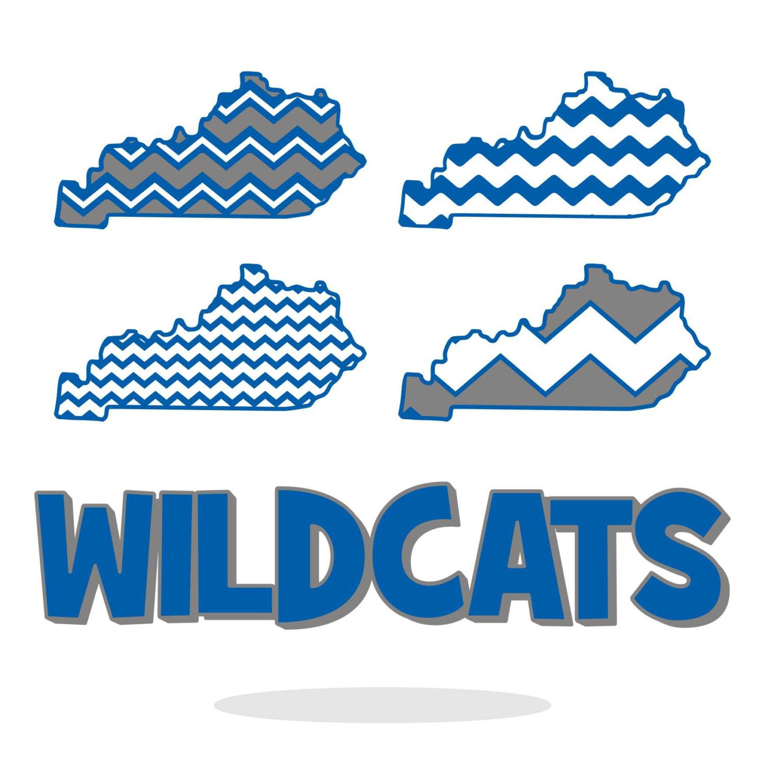 1500x1500 Kentucky Chevron Pattern Wildcats Dxf Vector