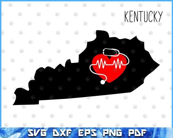 570x456 Kentucky Nurse File,nursing Stethoscope Vector Art