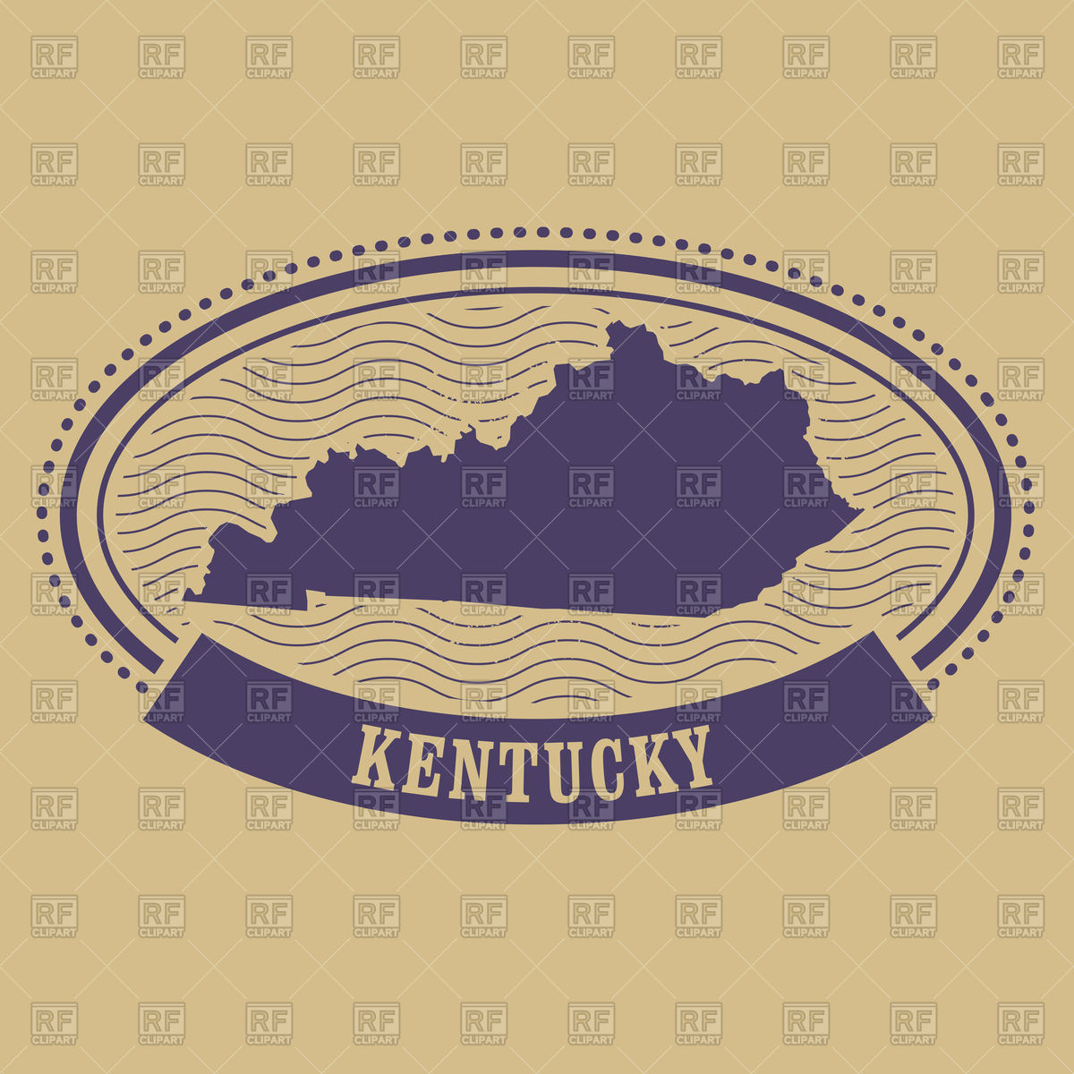 1200x1200 Kentucky Map Silhouette