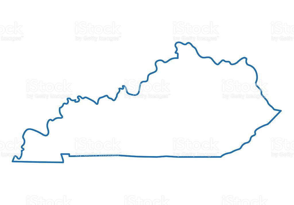Kentucky Silhouette Vector At Collection Of Kentucky