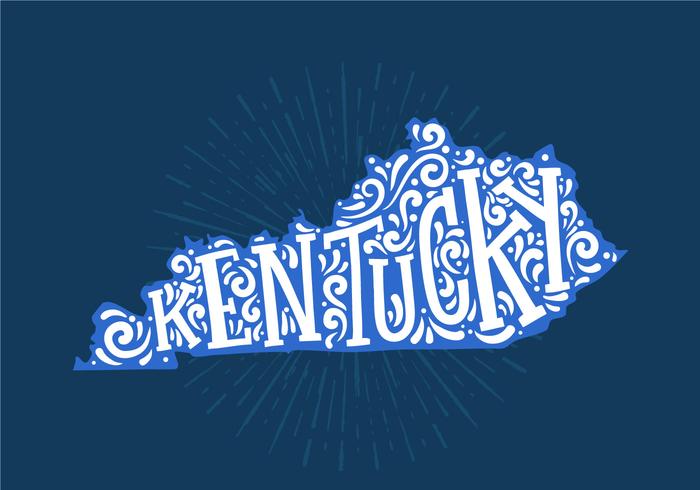 700x490 State Of Kentucky Lettering