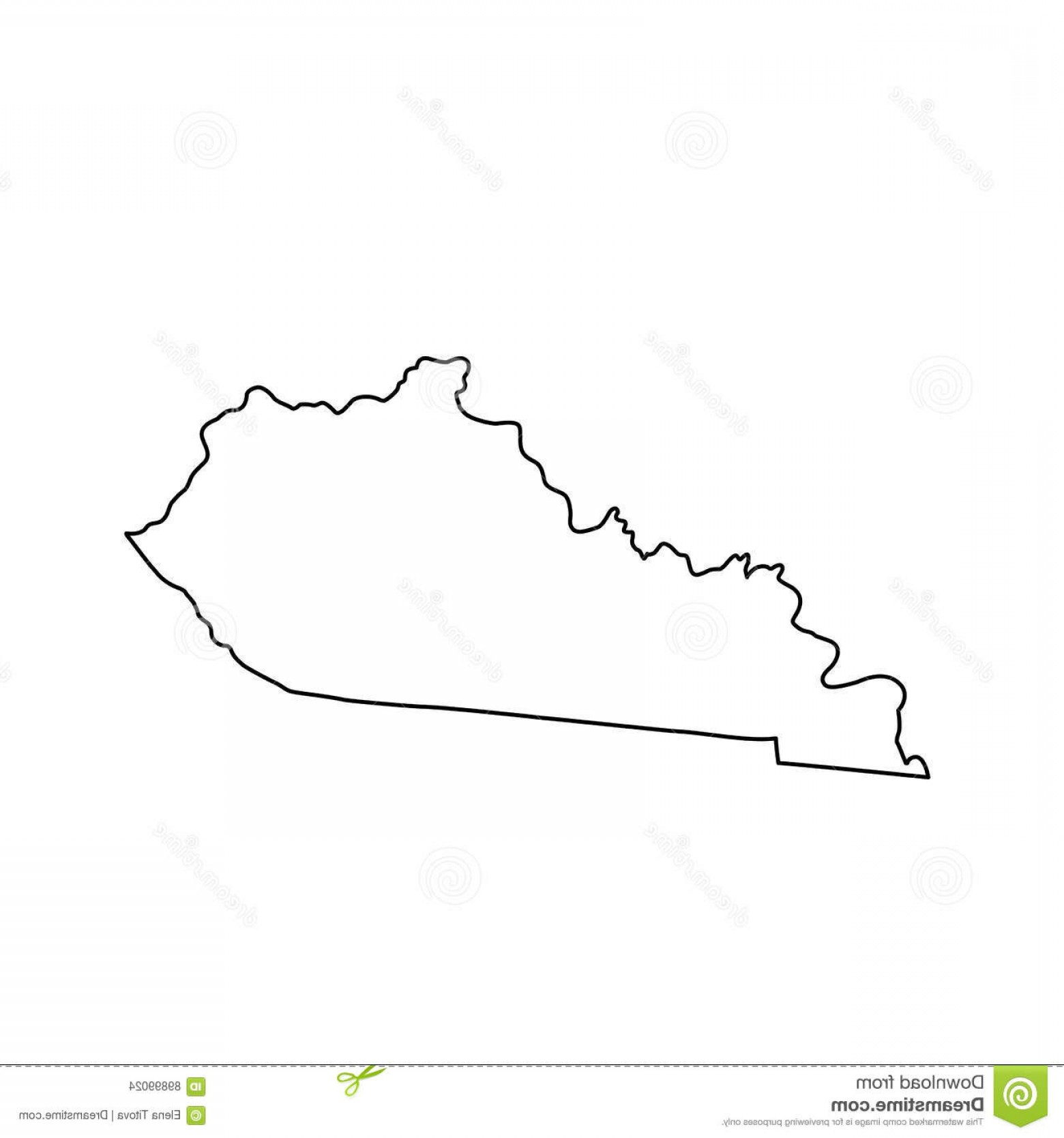 1560x1668 Kentucky State Outline Vector Catchsplace
