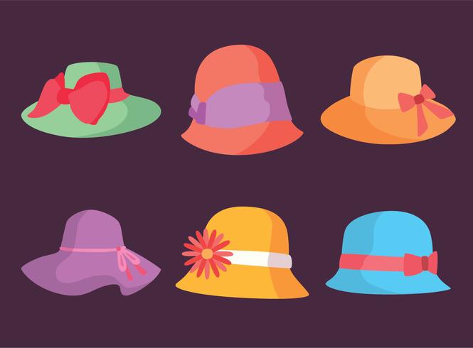665x490 Colorful Kentucky Derby Hats Vector