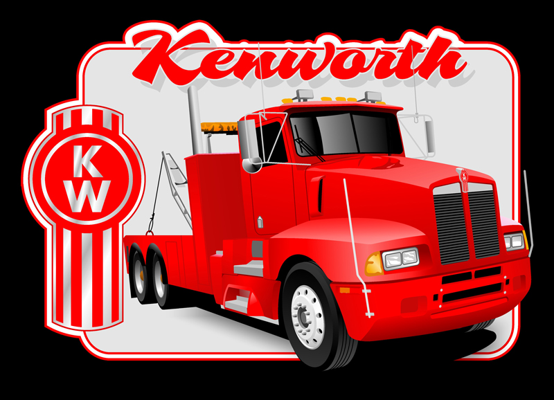 Free Free 308 Kenworth Truck Svg SVG PNG EPS DXF File