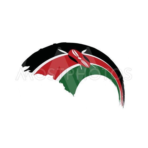 Kenya Flag, Vector Illustra 563x563 Kenya Flag, Vector Illustra