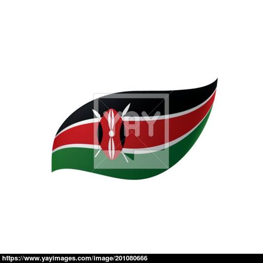 Kenya Flag, Vector Illustration Vector 512x512 Kenya Flag, Vector Illustration Vector