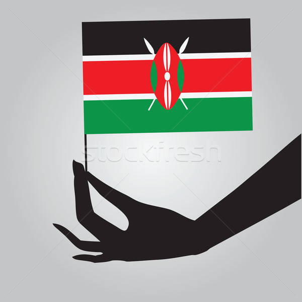 Hand With Kenya Flag Vector Illustration Constantine Pankin 600x600 Hand With Kenya Flag Vector Illustration Constantine Pankin