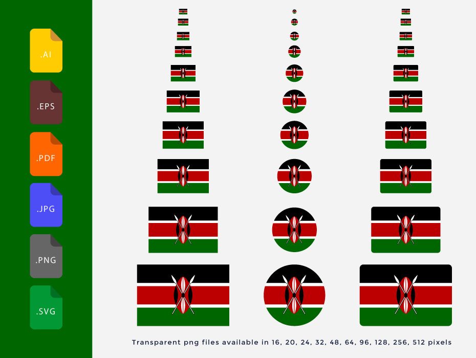 Kenya Flag Vector Frebers 930x700 Kenya Flag Vector Frebers
