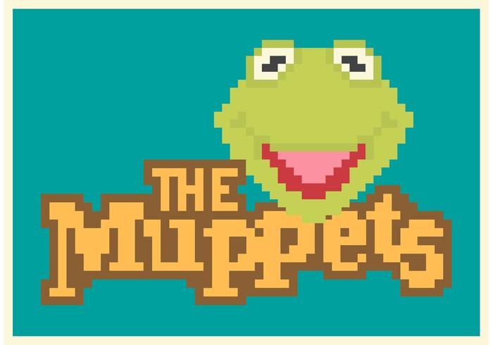 700x490 Free Pixel Kermit The Frog Vector Poster