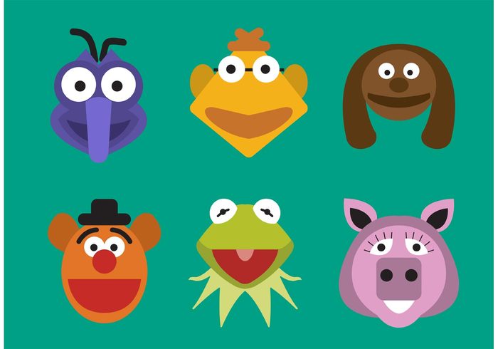 700x490 Vector Muppet Characters