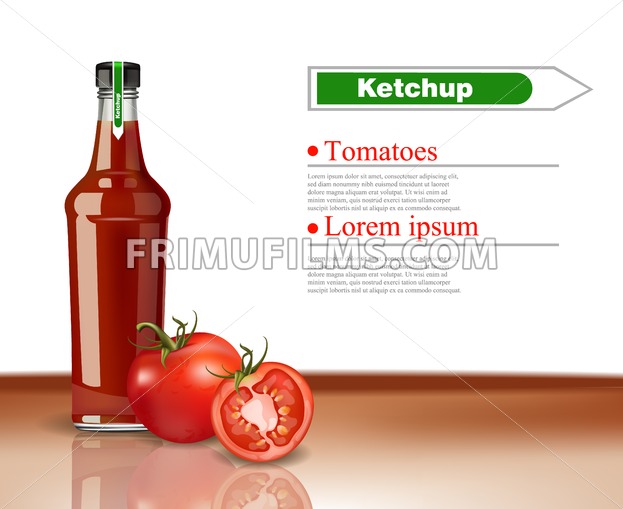 Ketchup Bottle Vector Realistic Mock Up Product Packaging 623x509 Ketchup Bottle Vector Realistic Mock Up Product Packaging