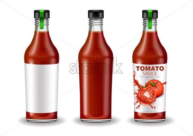 Ketchup Bottle Set Vector Realistic Mock Up Product Placement 623x438 Ketchup Bottle Set Vector Realistic Mock Up Product Placement