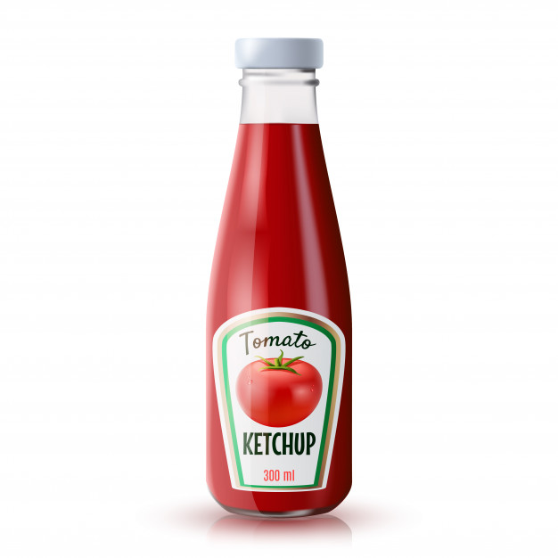Ketchup Realistic Bottle Vector Free Download 626x626 Ketchup Realistic Bottle Vector Free Download