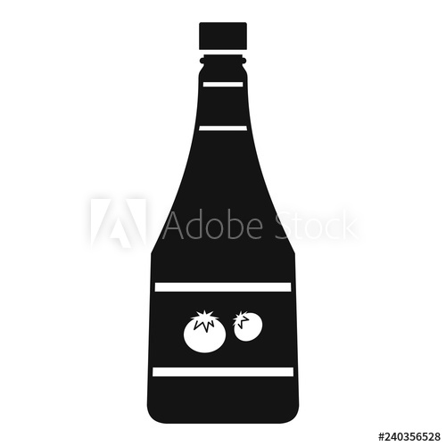 Natural Ketchup Bottle Icon Simple Illustration Of Natural 500x500 Natural Ketchup Bottle Icon Simple Illustration Of Natural