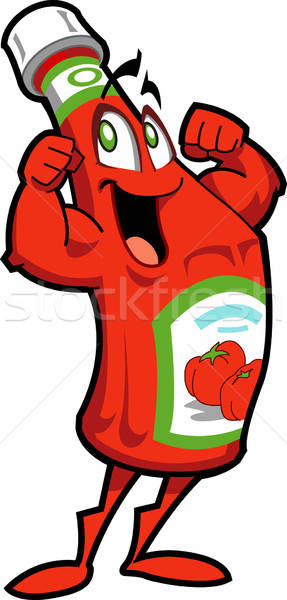 Healthy Ketchup Bottle Vector Illustration Kenny Kiernan 287x600 Healthy Ketchup Bottle Vector Illustration Kenny Kiernan