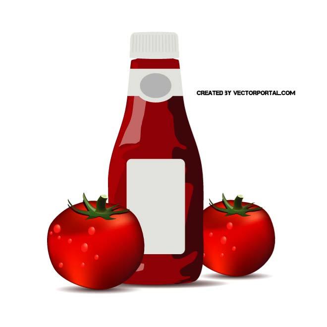 660x660 Ketchup Vector Illustration