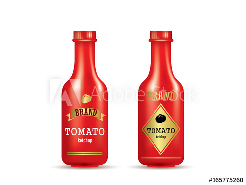 500x376 Ready Made Packaging Design For Tomato Ketchup Vector