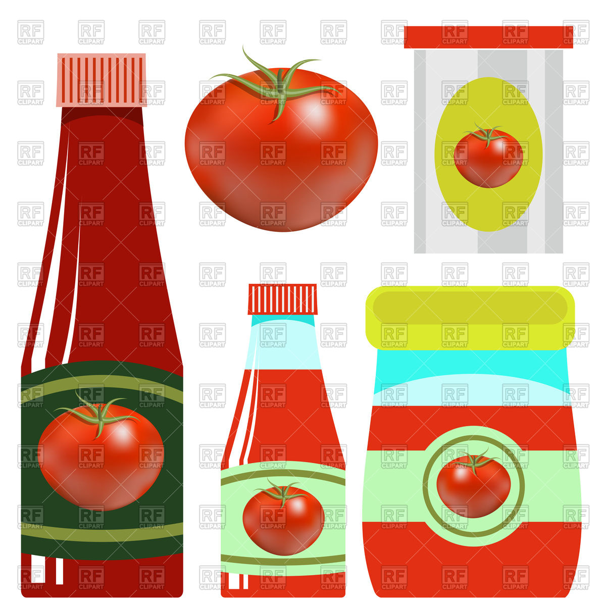1200x1200 Tomato Ketchup Vector Image Of Food And Beverages