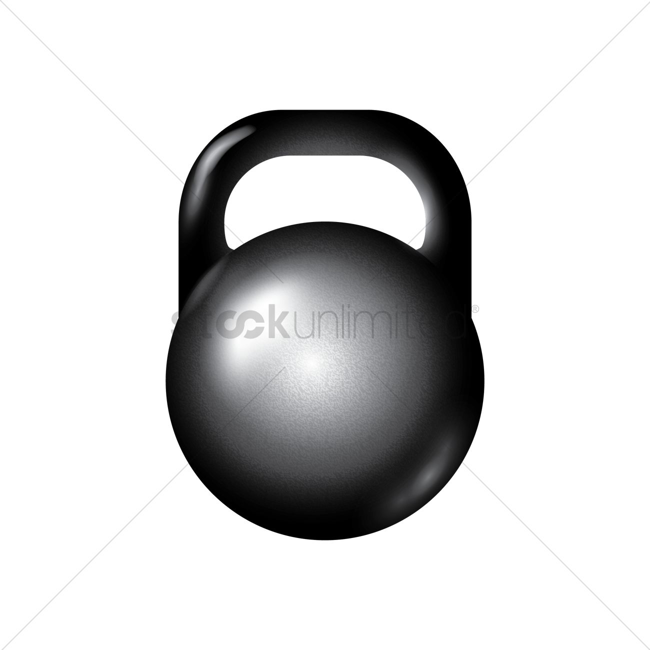 1300x1300 Kettlebell Vector Image
