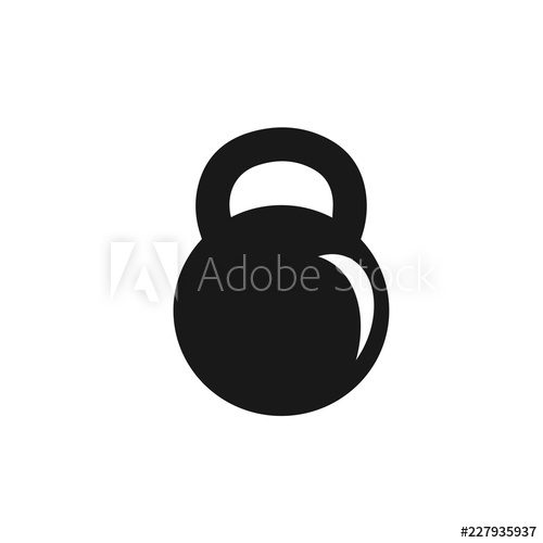 500x500 Kettlebell Vector Icon