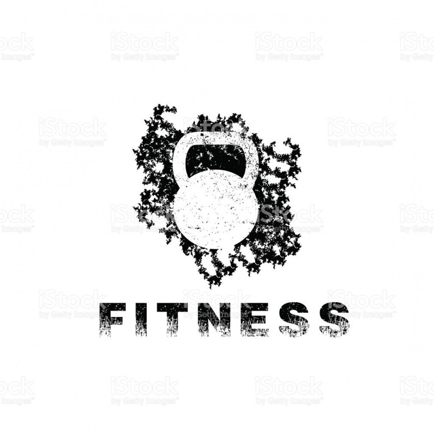 1473x1473 Grunge Kettlebell Vector Design Template Gm Hoodamathrun