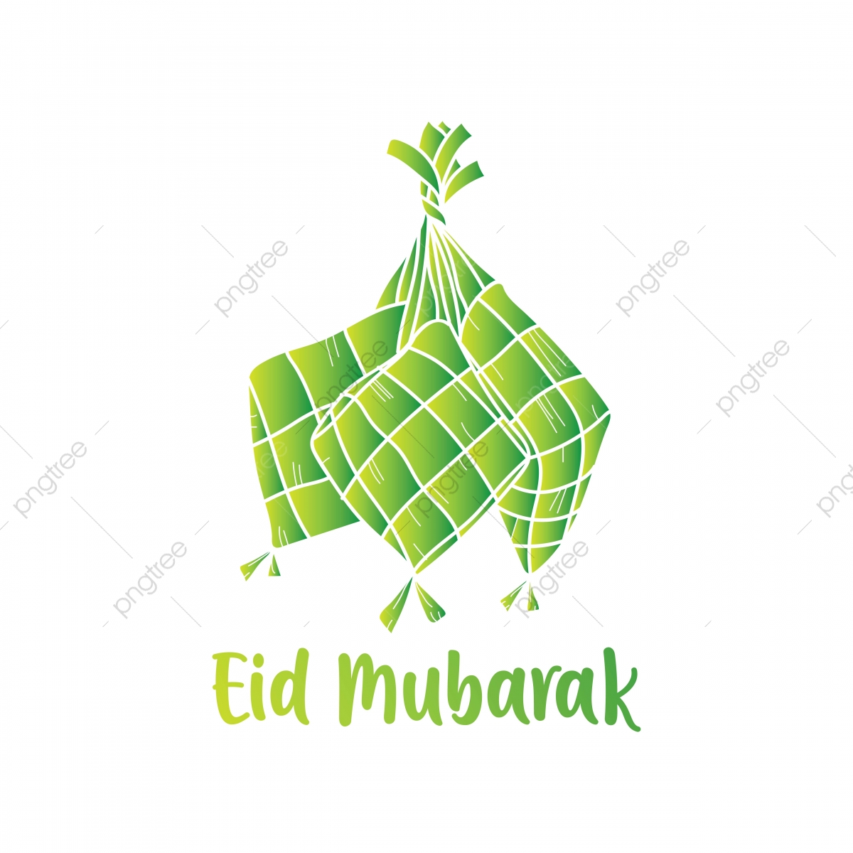 1200x1200 Hand Drawing Ketupat Indonesian Food For Eid Mubarak Greeting