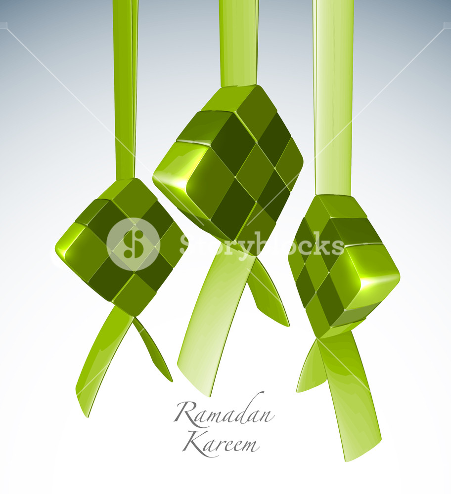 912x1000 Vector Muslim Ketupat Translation Ramadan Kareen
