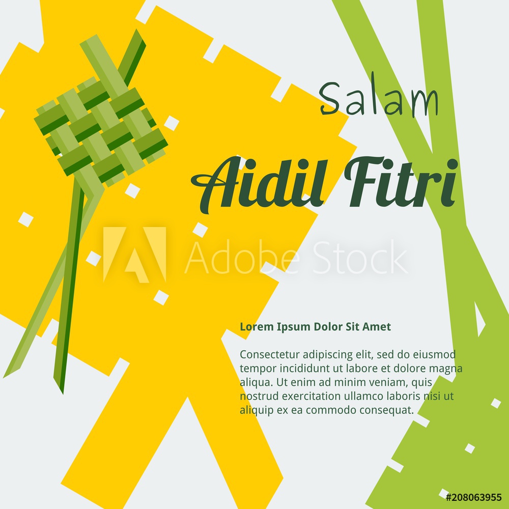1000x1000 Editable Indonesian Or Malaysian Ketupat Vector