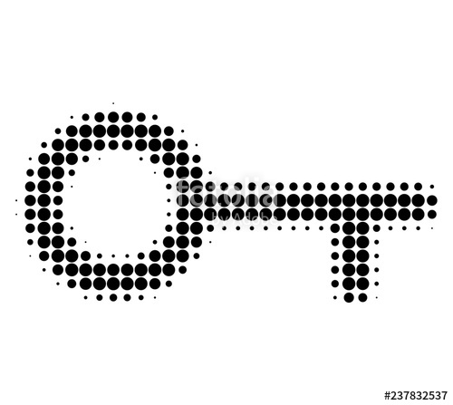 500x447 Key Halftone Dotted Icon Halftone Pattern Contains Circle Pixels