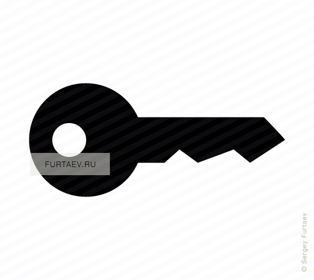 620x553 Key Vector Icon