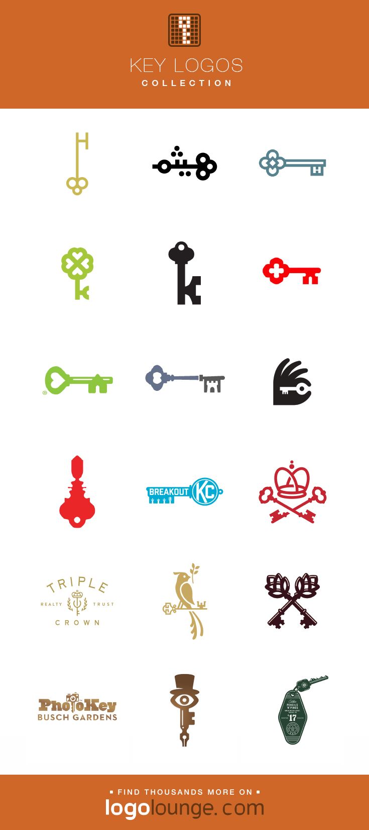 735x1650 Logo Collection Key Vector Logo Designs Key, Lock, Teeth Icons