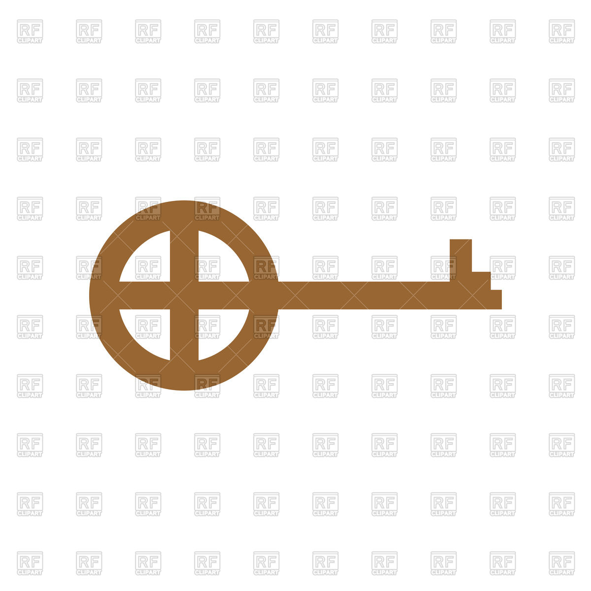 1200x1200 Old Key Icon Ancient Door Clef Vector Image Of Icons And Emblems