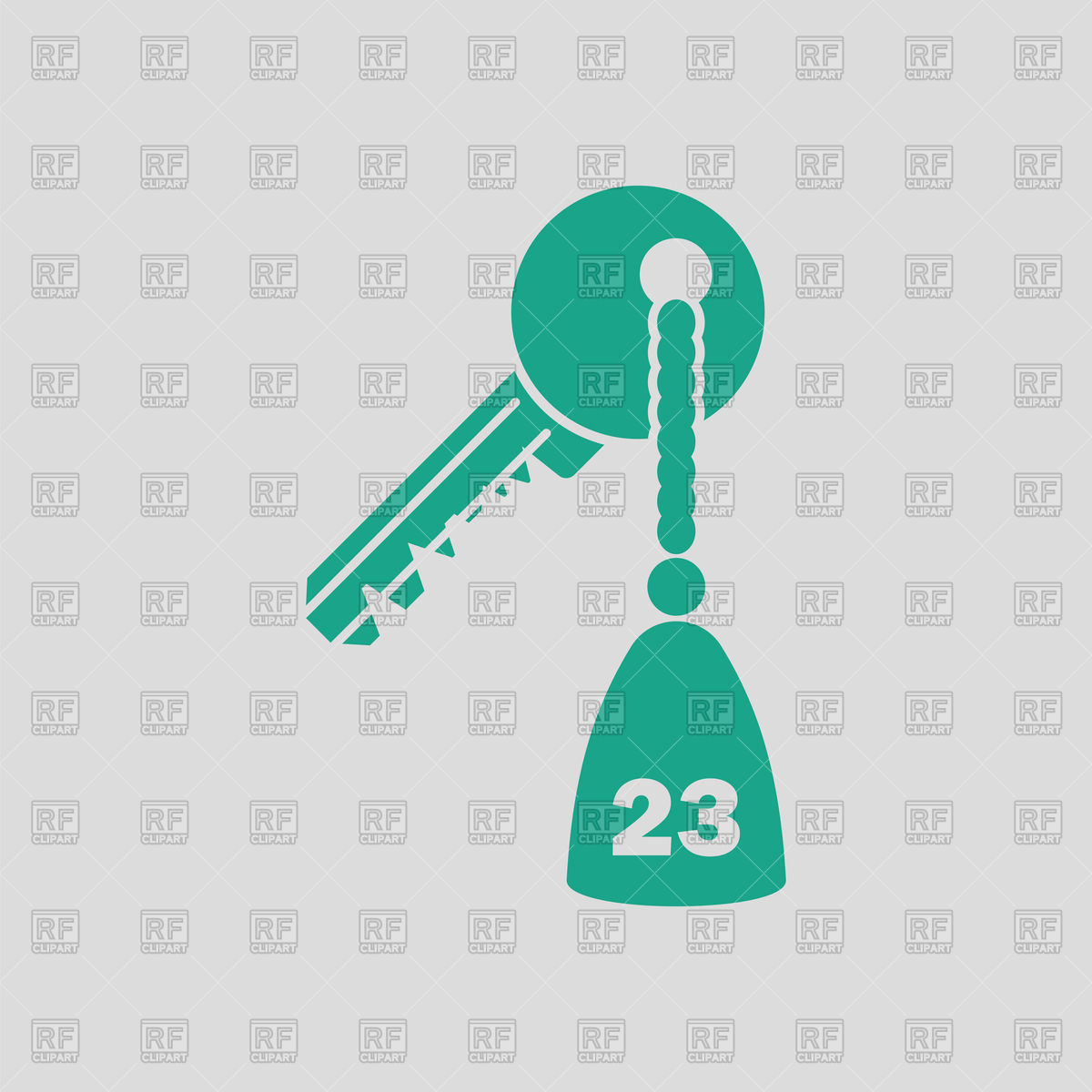 1200x1200 Hotel Room Key Icon On Gray Background Vector Image Of Icons