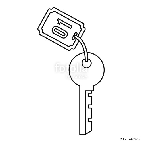 Hotel Room Key Icon Outline Illustration Of Hotel Room Key Vector 500x500 Hotel Room Key Icon Outline Illustration Of Hotel Room Key Vector