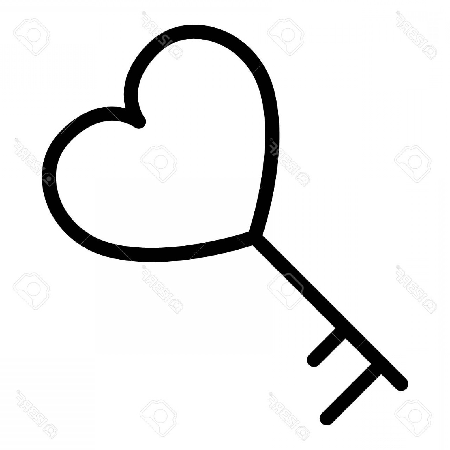 1560x1560 Heart Key Vector Catchsplace