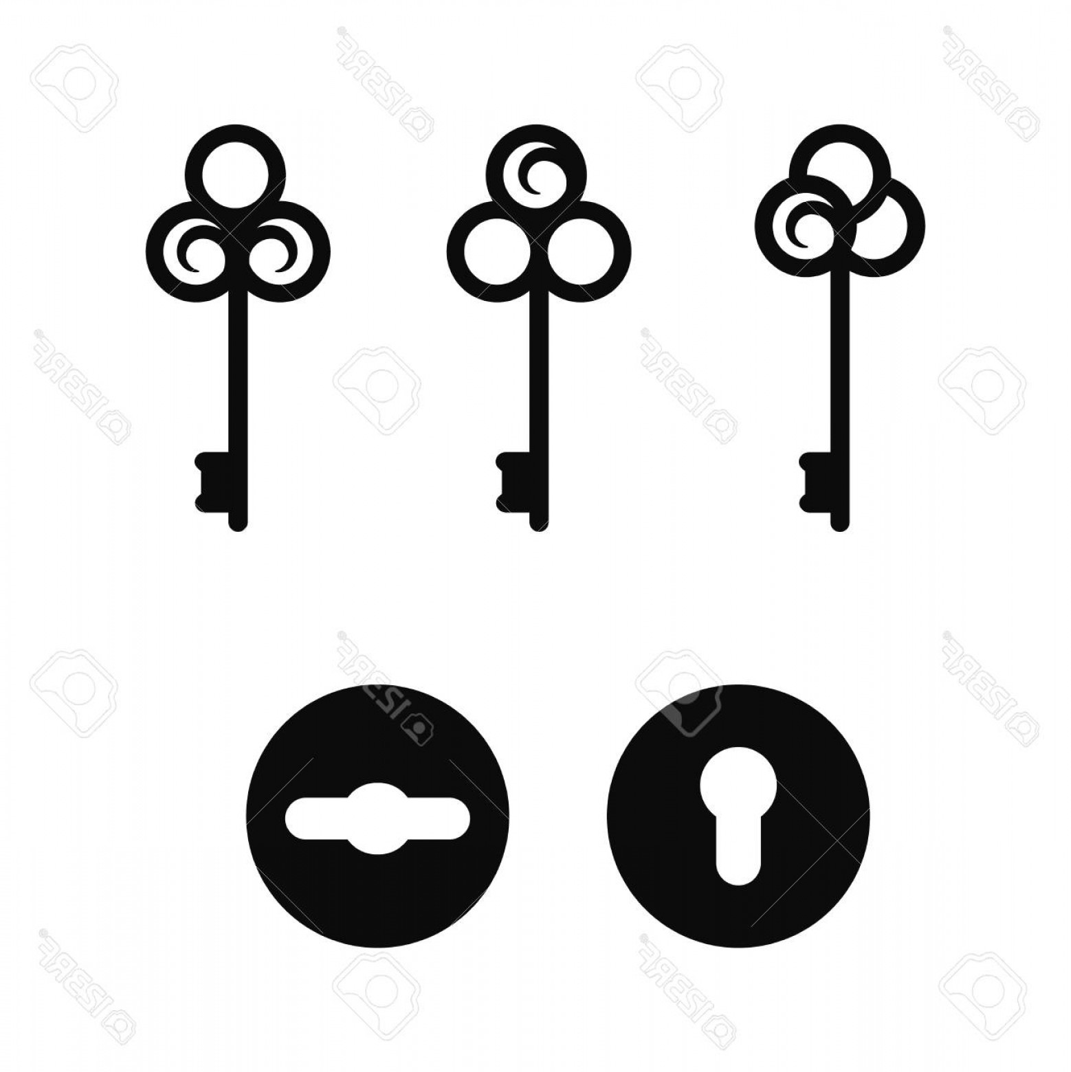 Keyholes And Key Vector Art Wallkeeper 1558x1560 Keyholes And Key Vector Art Wallkeeper