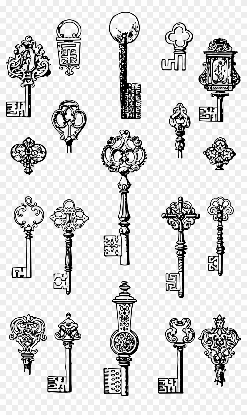 840x1413 Vintage Keys