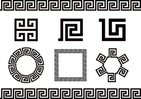 285x200 Greek Key Frame Free Vector Graphic Art Free Download
