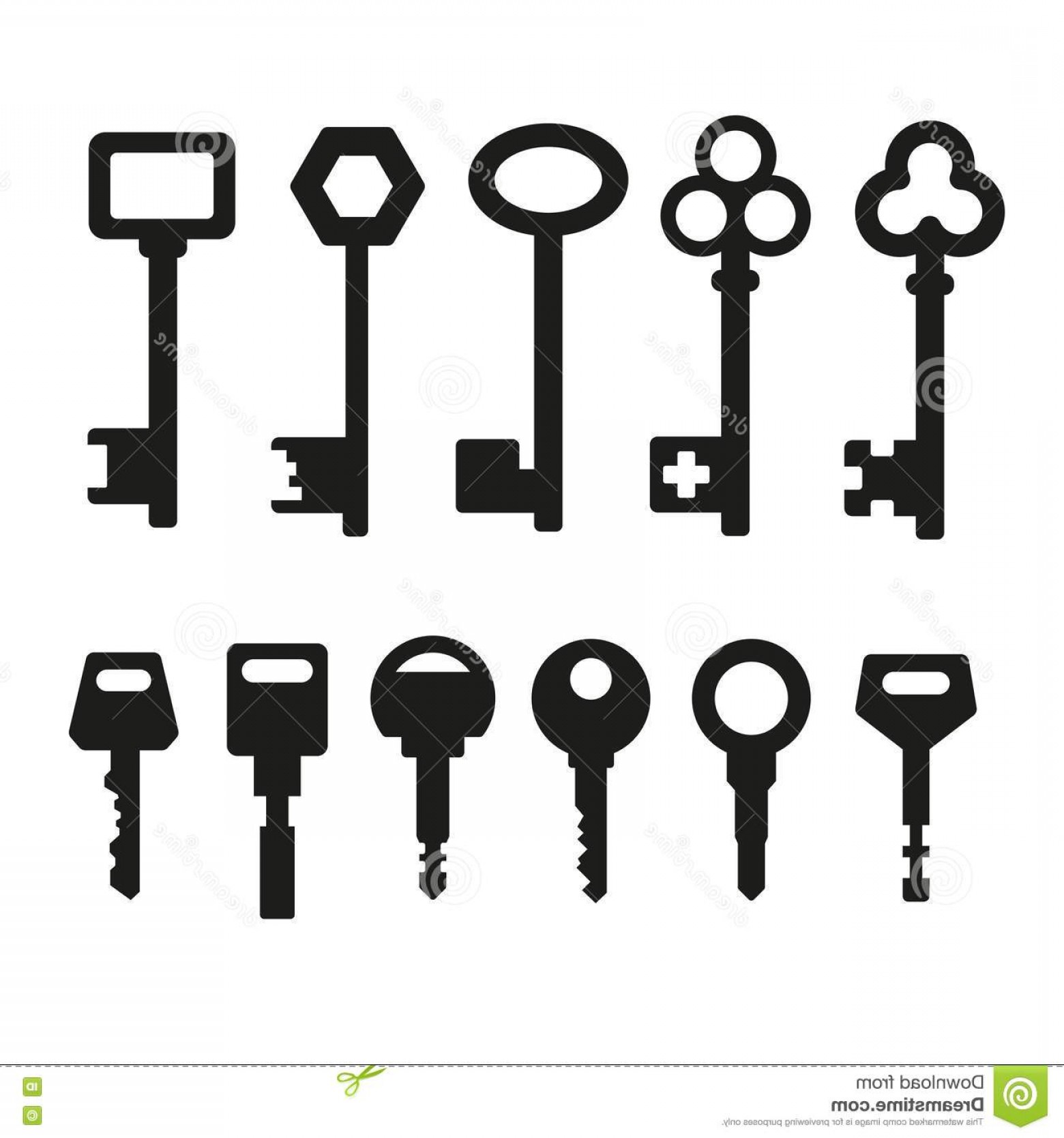 1560x1668 Royalty Free Stock Photos Keys Icons Old New Set Vector Silhouette