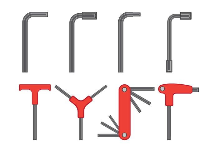 700x490 Allen Key Vector Icons Set Free Graphics Uihere