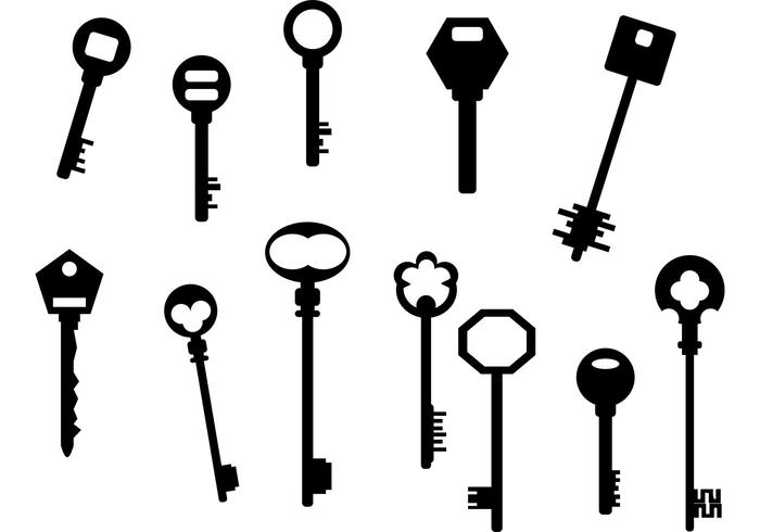 Key Silhouette Vector 700x490 Key Silhouette Vector