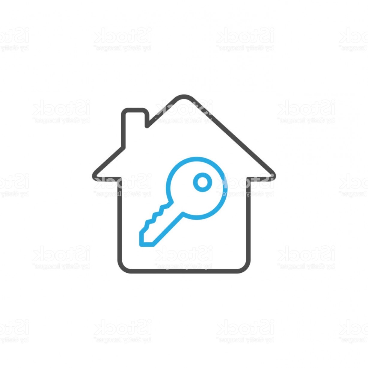 1228x1228 House Key Vector Icon Outline Style Gm Newwaysys