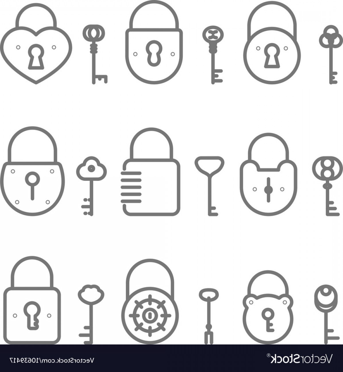 Keyholes And Key Vector Art Wallkeeper 1194x1296 Keyholes And Key Vector Art Wallkeeper