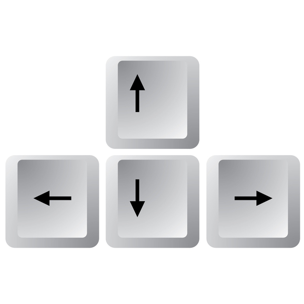 600x600 Keyboard Key Clipart