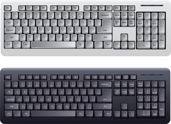 600x434 Keyboard Keys Vector Free Vector In Encapsulated Postscript