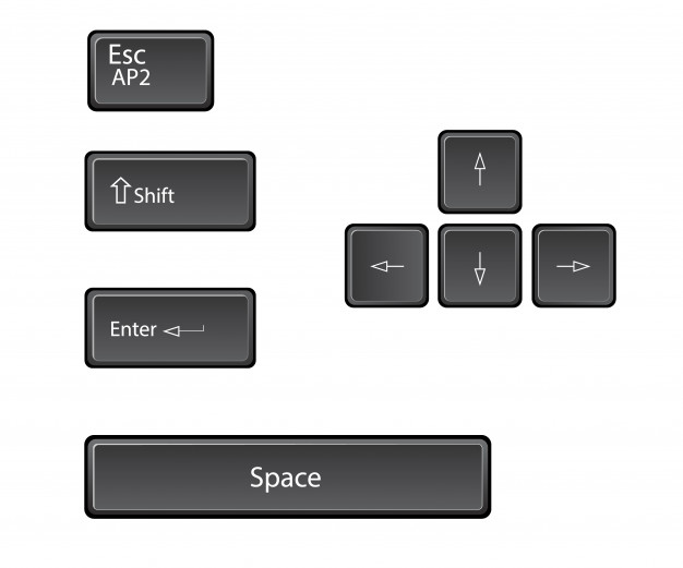 626x521 Main Keyboard Keys Vector Vector Premium Download