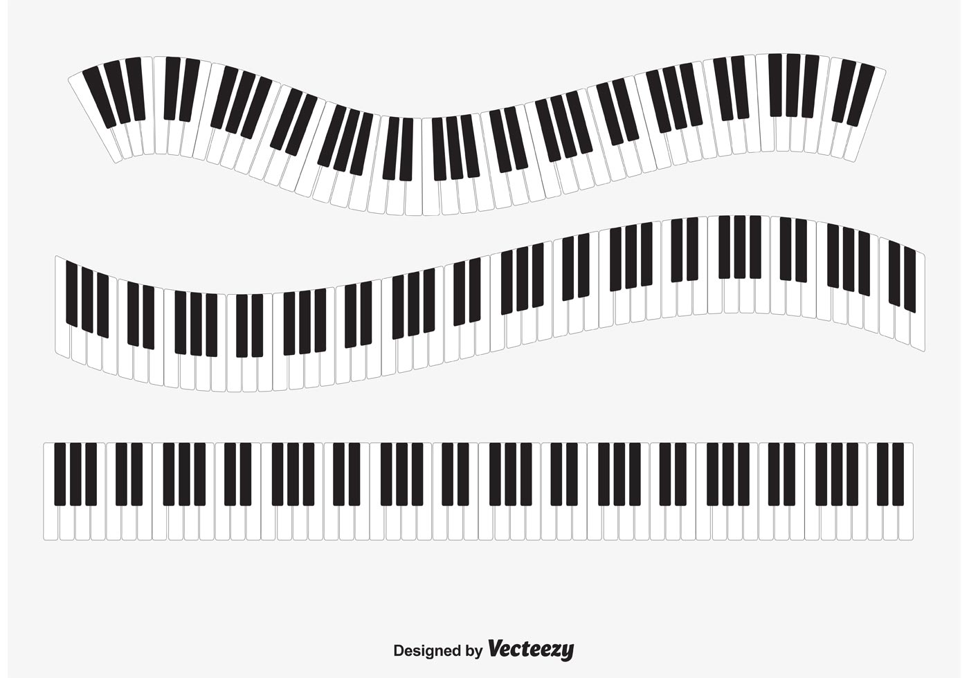 1400x980 Piano Keyboard Free Vector Art