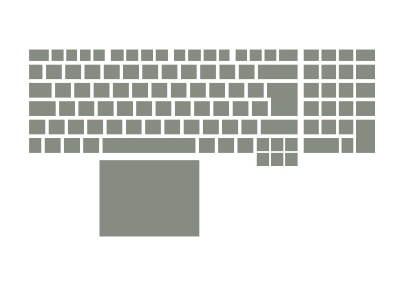 800x566 Laptop Keyboard Vector