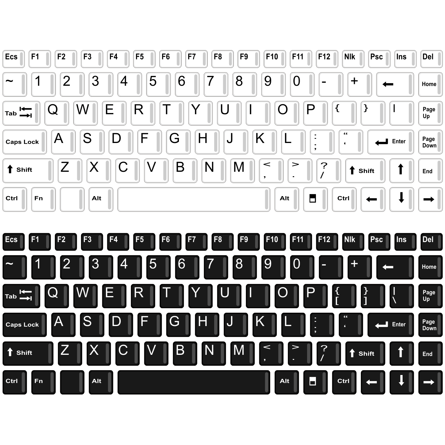 1500x1500 Vector For Free Use Notebook Keyboard Vector