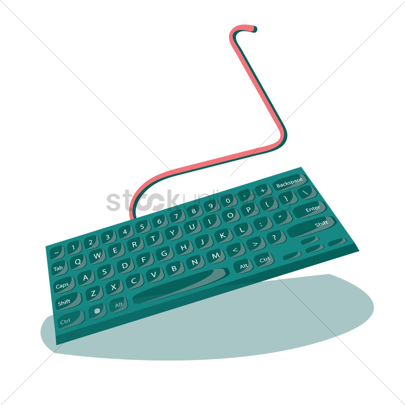 1300x1300 Free Keyboard Vector Image